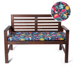 Water Resistant Garden Outdoor Bench Seat Pad - Midsummer Night (Available in 2-Seater or 3-Seater Size)