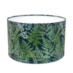Luxury Soft-Touch Velvet Lampshade - Available for Ceiling Light, Standard Lamp or Table Lamp - Ferns