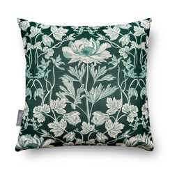 Water Resistant Garden Outdoor Cushion - Summer Green Floral Design