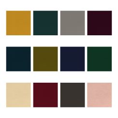 Luxury Super Soft Heavyweight Velvet Fabric by the Metre  - 12 Colours - Perfect for Upholstery
