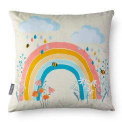Children's Cushion - Bee a Rainbow Cream