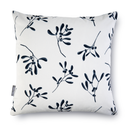 Luxury Christmas Velvet Cushion - Mistletoe White - Available in 2 Sizes