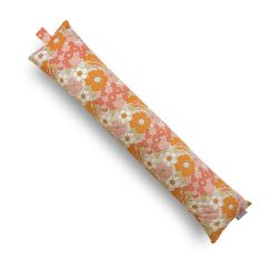 Luxury Velvet Draught Excluder - Flower Power (Available in 2 Sizes)
