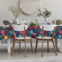 Water / Stain Resistant Indoor Tablecloth - Midsummer Night - Available in 7 Lengths