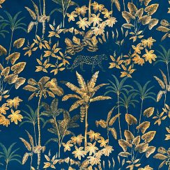 Super Soft-Touch & Luxury Heavyweight Upholstery Velvet Fabric by the Metre - Rainforest Pacific Blue