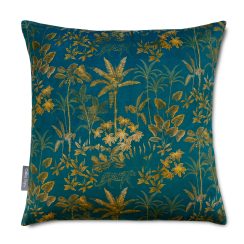 Luxury Velvet Cushion - Rainforest Teal, Available in 3 Sizes, Square and Rectangular