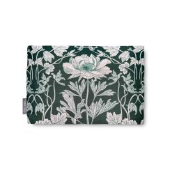 Outdoor Garden Water Resistant Tablecloth AVAILABLE IN 7 SIZES - Optional Centre Hole for Parasol - Summer Green, Floral Design