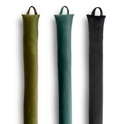 Custom Length Soft Velvet Window and Door Draught Excluder, Filled with Buckwheat Hulls, 3 Colours and up to 250cm Length