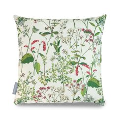 Water Resistant Garden Cushion - Welsh Meadow Cream